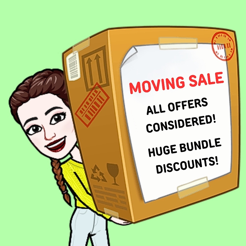 Moving Sale! All Offers Considered! Huge Bundle Discounts!